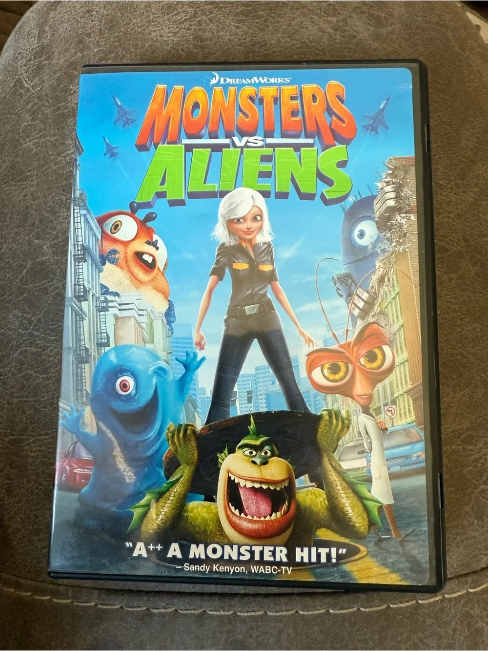 Monsters vs. Aliens DVD 2009 Widescreen Reese Witherspoon Seth Rogen Extras